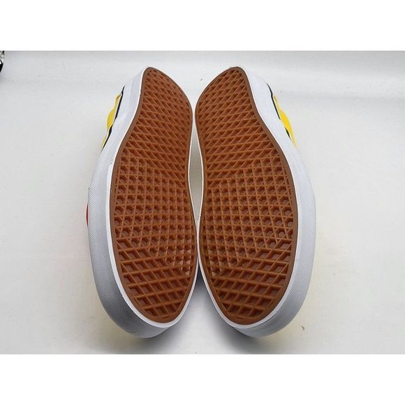 Vans Mens Classic Slip On Cyber Yellow White Checkerboard Shoes Size 12 New - Picture 5 of 8